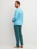 Calida Pyjama in retro blue