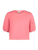 Vera Mont Halbarm-Shirt mit Rundhalsausschnitt in Peach Lime