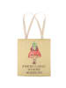 Mr. & Mrs. Panda Shopper-Tasche Marienkäfer Fliegenpilz mit Spruch in Gelb Pastell