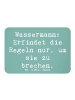 Mr. & Mrs. Panda Magnet Spruch Wassermann Freigeist mit Spruch in Meeresbrise