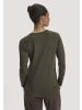 Hessnatur Longsleeve in vintage oliv