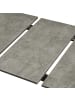 B&D Home Ausziehtisch JONTE in Beton - (B)80-120 x (H)76 x (T)80 cm