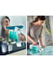 Leifheit  Set Fenstersauger Dry&Clean Stiel und Einwascher weiß türkis 31,2x28,2x15,0cm