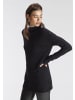 Tamaris Stehkragenpullover in schwarz