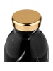 24Bottles Clima Trinkflasche 330 ml in black marble