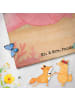 Mr. & Mrs. Panda Saunahandtuch Axolotl Hurra Design ohne Spruch in Weiß