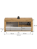 ebuy24 Sitzbank Jam Weiß 100 x 35 cm