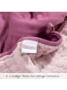 Makian Wende-Kuscheldecke / Babydecke Mull in rosa,lila