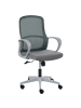 Beliani Bürostuhl SENTA in Grau/Blau - (W) 61 x (H) 97 x (L) 65 cm