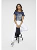 Laura Scott Shirtbluse in marine
