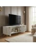 FineBuy TV- und Lowboards in Weiß / Spanplatte / 150x39x51