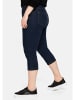 sheego Caprijeans in dark blue Denim