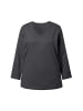 Ulla Popken Shirt in anthrazit melange