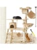 tectake Katzenbaum Marcel 141 cm Diverse Farben - Beige