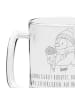 Mr. & Mrs. Panda Bierseidel Pinguin Winter Pommes mit Spruch in Transparent