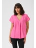 Kaffe Kurzarm-Bluse KAlui Regular fit in Azalea Pink CC
