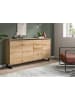 Inn.Furn Sideboard Evoke Eiche mit schwarz, Kommode 160 x 84 cm mit Soft-Close, Gelia