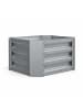 VCM  Metall Pflanzbeet Hochbeet Gartenbeet 50x40 Galdo M in Silber