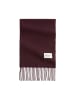 Marc O'Polo Schal mit Fransen in Black Cherry