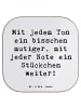 Mr. & Mrs. Panda Untersetzer für Gläser Spruch Ein neues Musikin... in Weiß