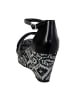 Divine Factory Sandalen Keilabsatz TDF2910 Schwarz