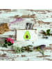 Mr. & Mrs. Panda Beauty Bag Avocado Glücklich ohne Spruch in Weiß