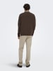 ONLY & SONS Gestricktes Oberteil in Chocolate Brown