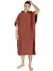 normani Weicher Mikrofaser Badeponcho Nosara in Rot