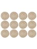 Butlers Platzset TOUT AUTOUR 12er-Set in Braun
