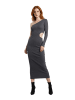 Alexa Dash Kleid in Grau