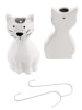 Maximex Keramikluftbefeuchter für Heizkörper CAT, 2 Stück im Set in Weiß, 11 x 21 x 6 cm