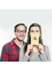 Mr. & Mrs. Panda Postkarte Spinne Agathe Party ohne Spruch in Gelb Pastell
