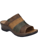 Josef Seibel Clog Catalonia 64 in brandy-multi