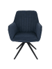 MCW 2er-Set Esszimmerstuhl L79 drehbar mit Auto-Position, Blau