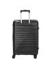 D&N Travel Line 4600 - 4-Rollen-Trolley M 65 cm (black) in schwarz