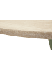 Mauro Ferretti Grüner und cremefarbener Bartisch aus Holz und Metall (Ø 60 x 106 cm)