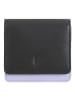 DuDu Flores Geldbörse Leder 10 cm in black-lavander