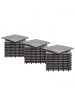 home24 33er-Set Terrassenfliese Granyo 30x30 cm in Grau
