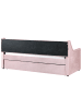 Beliani Tagesbett MONTARGIS in Rosa - (W) 91 x (H) 94 x (L) 219 cm