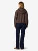 Noisy may Jacke mit Kapuze in Chocolate Brown