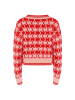 FENIA Sweater in ROT WOLLWEISS