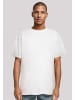 F4NT4STIC Heavy Oversize T-Shirt Oversize Escape Discover the World Asian Town in weiß