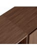 CALICOSY Sideboard OLIVER in Nussbaum - (W) 160  x (H) 80  x (L) 40 cm