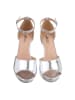 Ital-Design High-Heel Sandalette in Silber