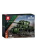 Reobrix World of Tanks Sherman Kettenfahrzeug 1:30 Klemmbaustein Set 836