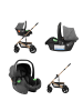 Kikkaboo Kinderwagen 3 in 1 Amaia in grau