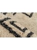 Kayoom Kurzflor Teppich Mylen 325 in creme - schwarz - rechteckig