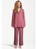 Seidensticker Pyjama Classic Web in Rot