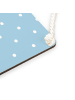 Mr. & Mrs. Panda Wanddeko Igel Familie mit Spruch in Blau Pastell