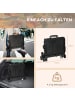 HOMCOM Einkaufswagen in Schwarz 52L x 48B x 100H cm